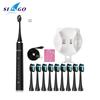 Ultrasonic Sonic Electric Toothbrush Powerful USB Rechargeable Tooth Brush Adult Electronic IPX7 5 Modes With 3 Heads