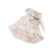 Pet Dress Cats Small Dogs Princess Style Vintage Lace Collar Floral Print Cotton