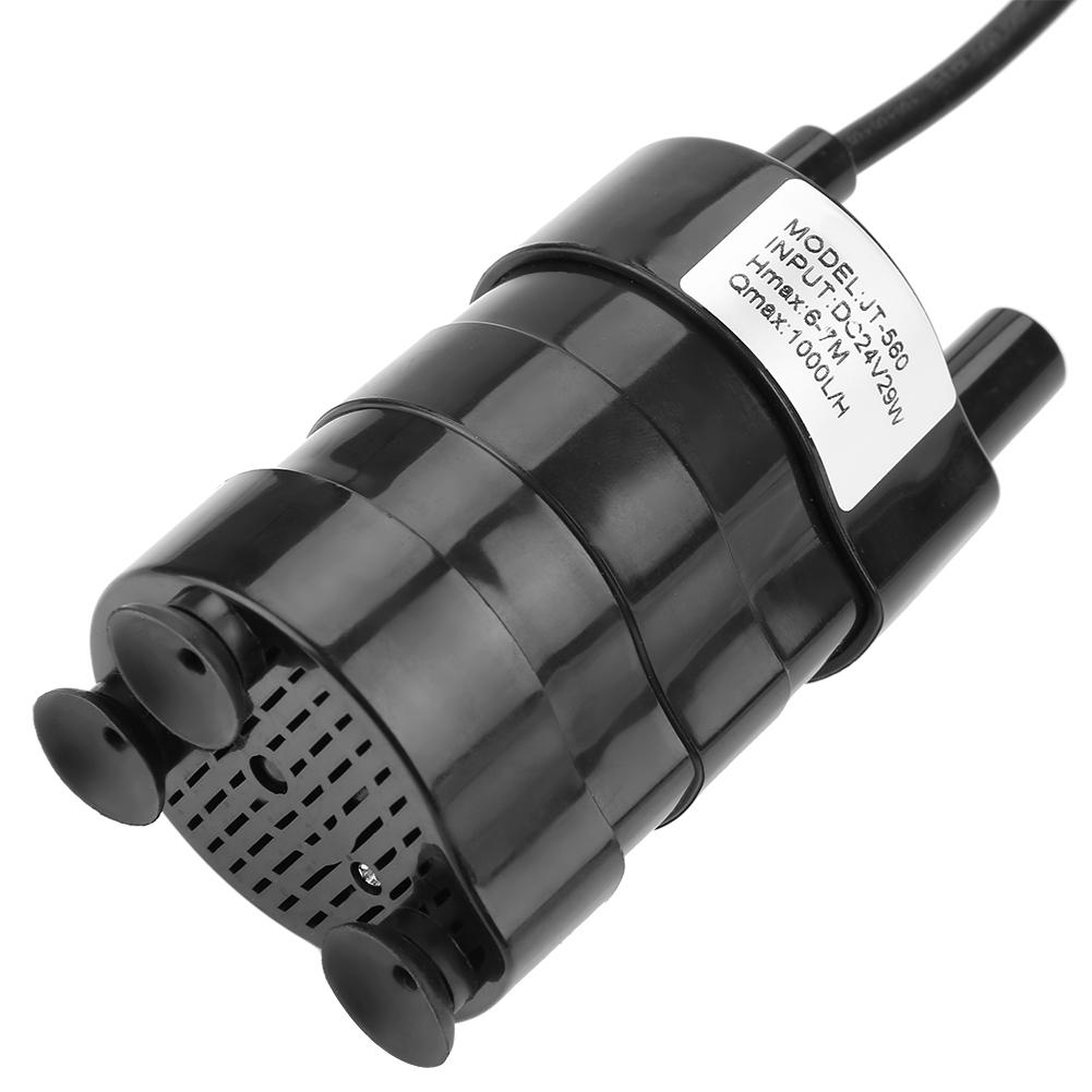 Mini High Hydraulic Head DC Brushless Submersible Water Pump 24V 20 Celsius 90 Celsius