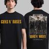 Guns N Roses Мировой Тур 2026 графика 100% Хлопок футболка Мужская Ретро Мода Новый Летний Хип-хоп унисекс Короткий рукав Футболка подарок для фаната