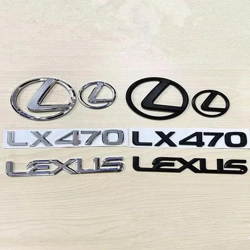 Suitable For Lexus Car Rear Trunk Badge Logo Car Steering Wheel Car Emblems Replacement LX470 Auto Accessories HD7