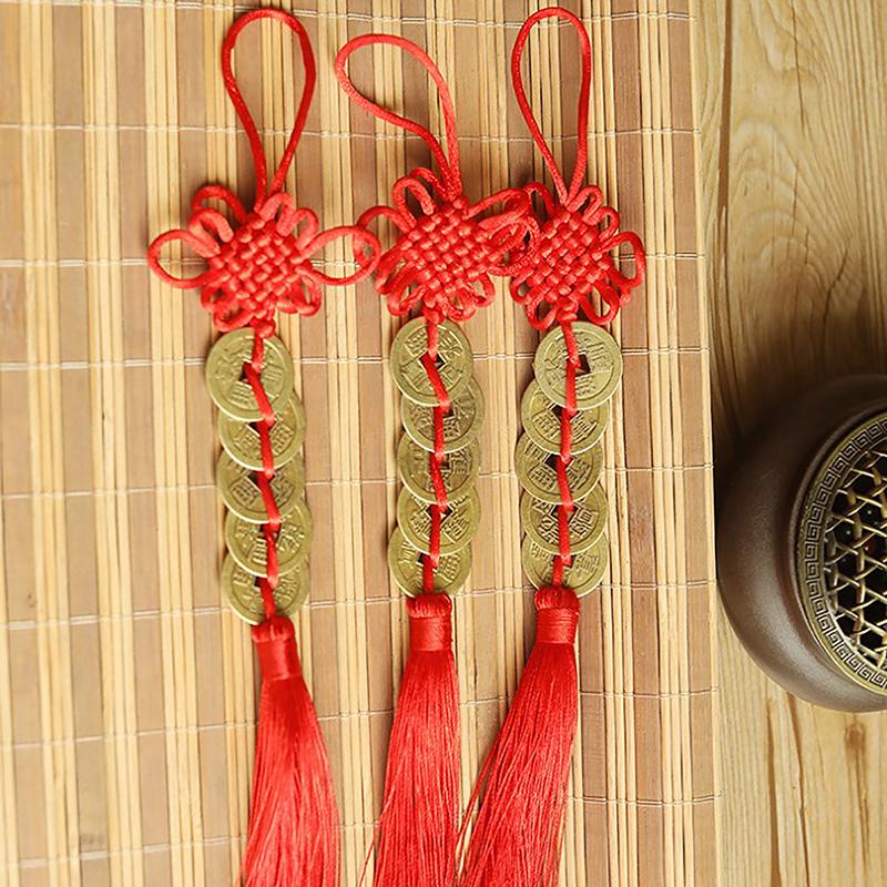 Пять императоров Деньги Аутентичный Тыквенный Кулон Медная Монета Городской Дом Чжаоцай Решение Дверь-Дверь Фэн-Шуй Талисман Амулет