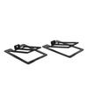 2PCS Tilted Desktop Speaker Stands Anti Vibration Pad Aluminum Speaker Stands  Desktop Use