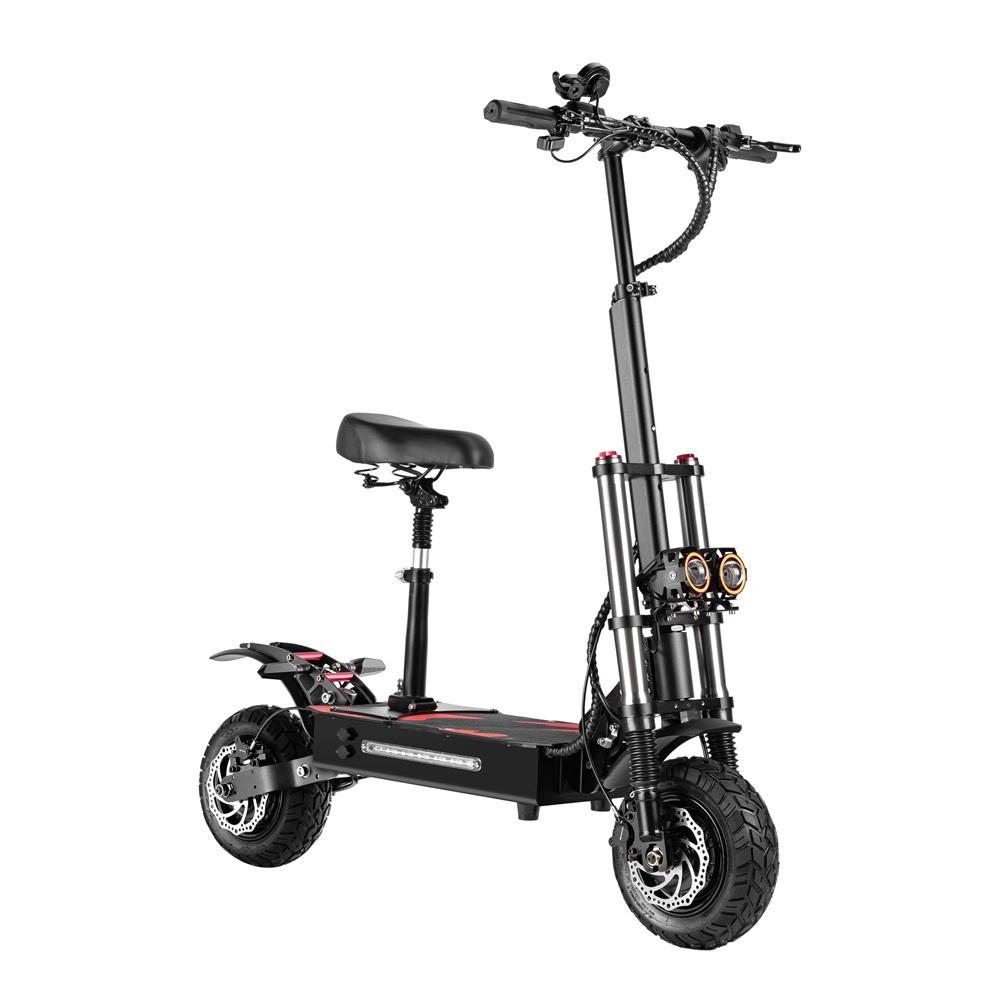BOYUEDA S3-11 85 км/ч 3000 Вт Двухмоторный электросамокат - Запас хода 120 км, Внедорожные шины, Подъем 45°, Сертифицирован CE/FCC(НЕТ ЭБЭ)