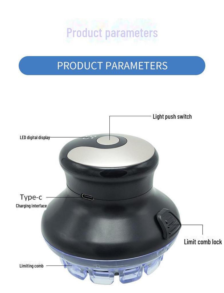 Мужская электрическая машинка для стрижки волос и моющаяся бритва