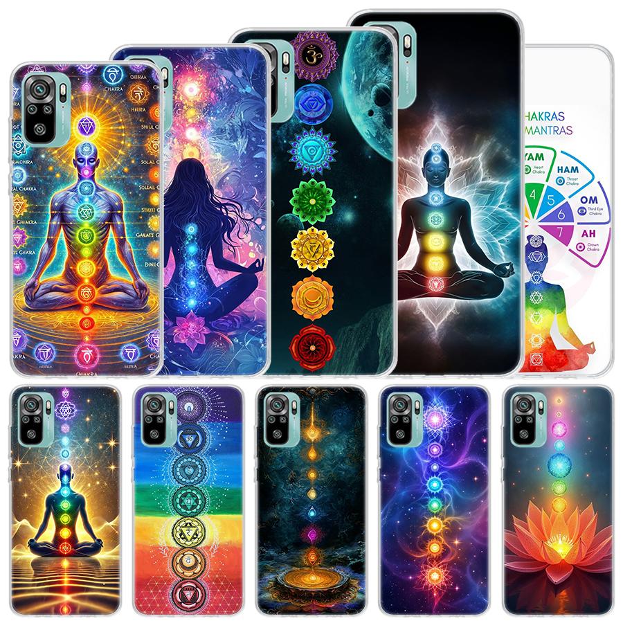 Yoga Chakra Spiritual Energy Universe Soft Case For Xiaomi Redmi Note 14 14S 13 12S 11S 10S 12 11 10 Phone Cover 11T 11E Pro Plu
