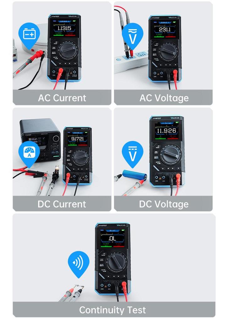 FNIRSI DST210 Oscilloscope Multimeter & Signal Generator