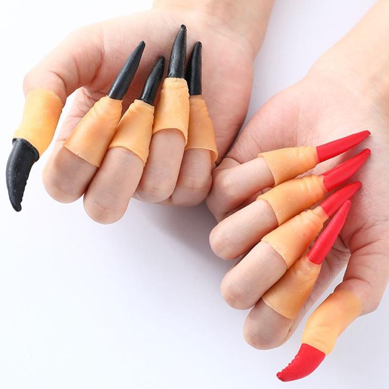 Ногти "Пальцы ведьмы" Хэллоуин Костюм Реквизит Накладной нос ведьмы для вечеринки Клуба