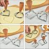 3pcs Heart Cake Cutters For Baking Desserts And Pastry Making