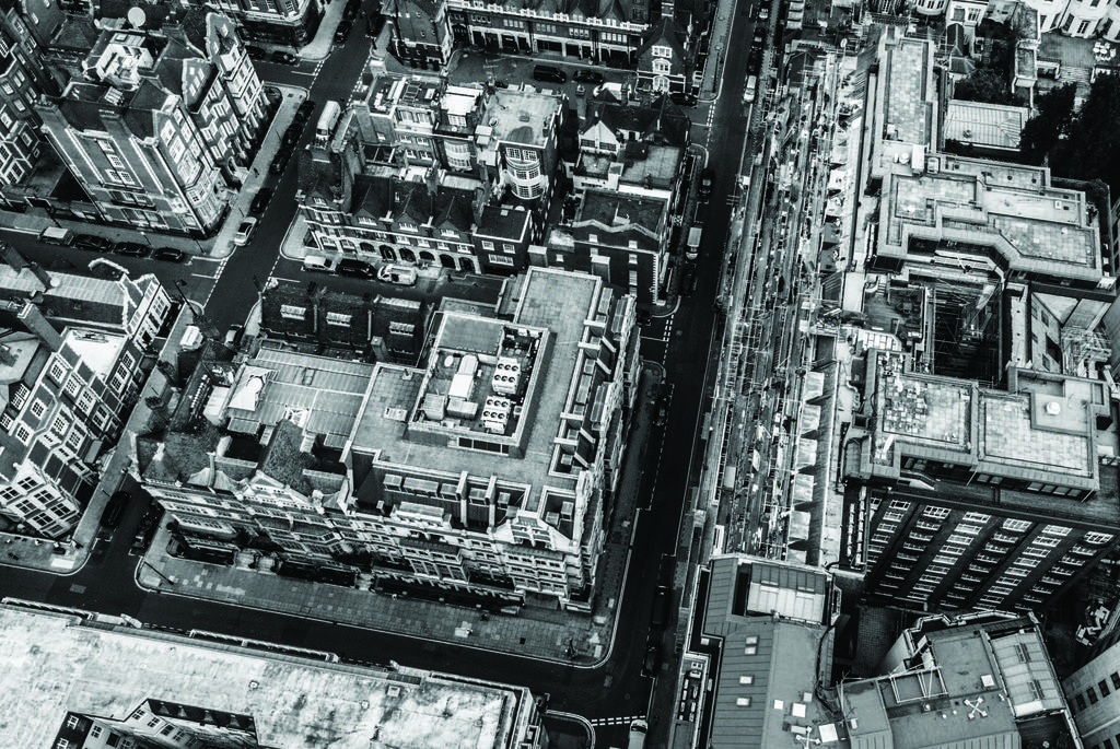 Фотообои Лондон Черно-белый гладкий винил 315x210