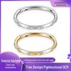 Universal Stainless Steel Nose Ring & Diamond-Studded Circle Earrings Jewelry
