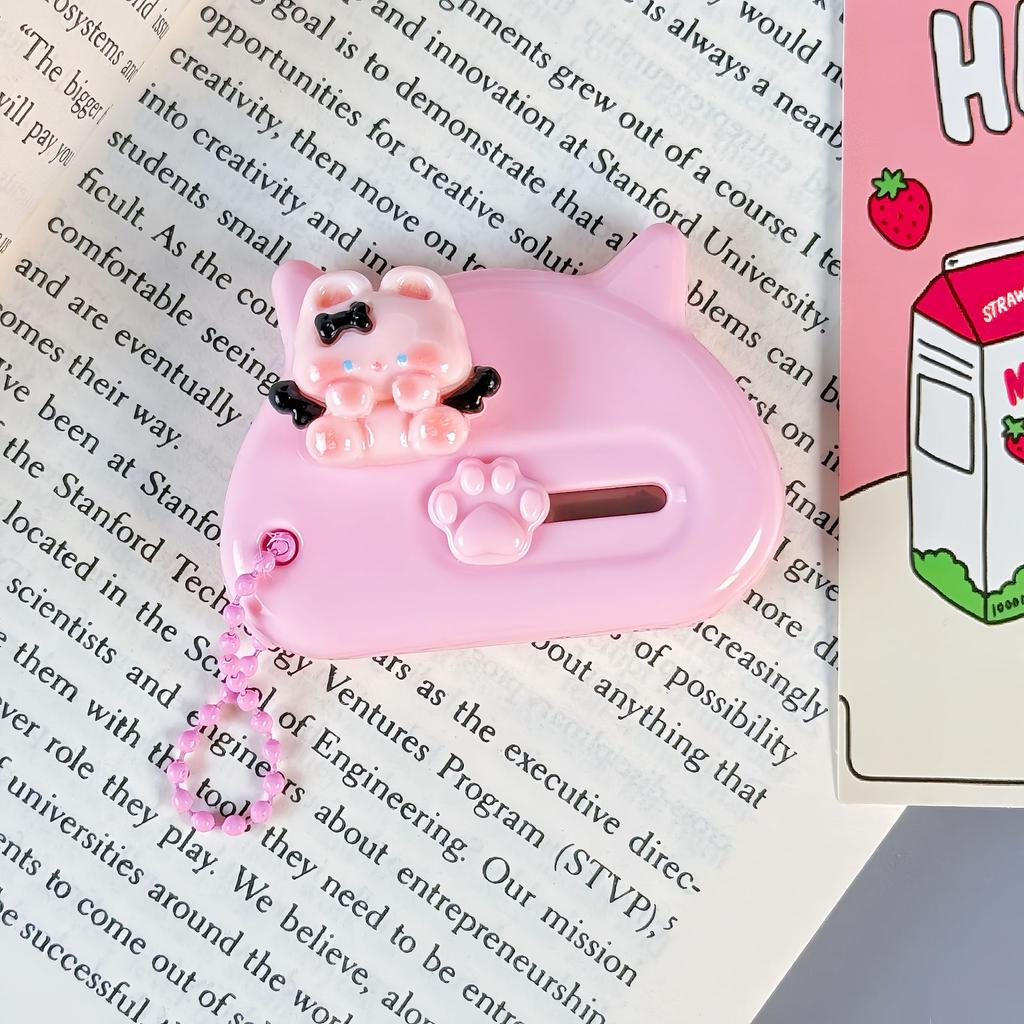 1 шт. Мини-нож для резки бумаги с рисунком из мультфильма бежевого кофейного цвета в виде медведя, кошки, лапы, кролика, для школьников, питьевой нож для бумаги для скрапбукинга
