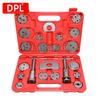 22pcs Universal Car Disc Brake Caliper Wind Back Brake Piston Compressor Tool Kit For Most Automobiles Garage Repair Tools