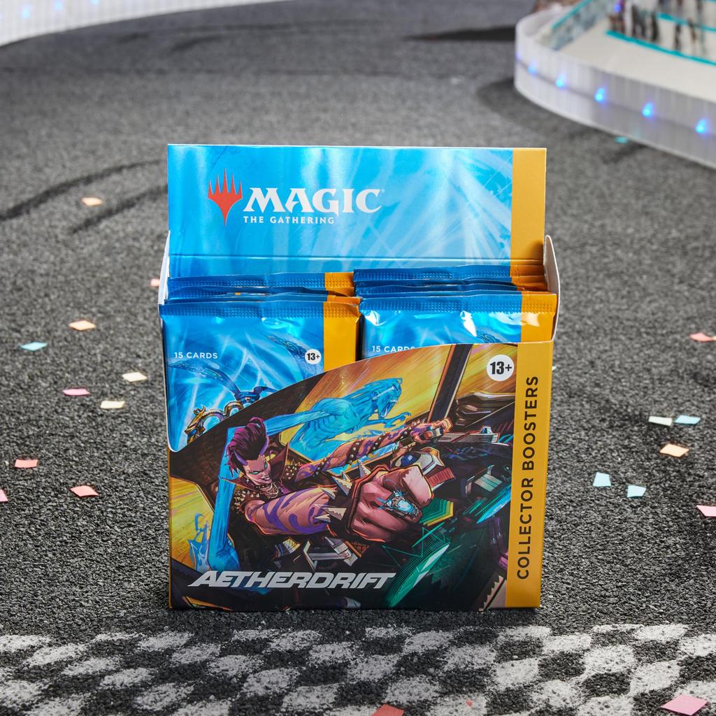 The Gathering Aether Run Collector Booster English Version of 12 MTG Trading Card Wizards of the Coast DFT D41320000 Magic (Box Packs)