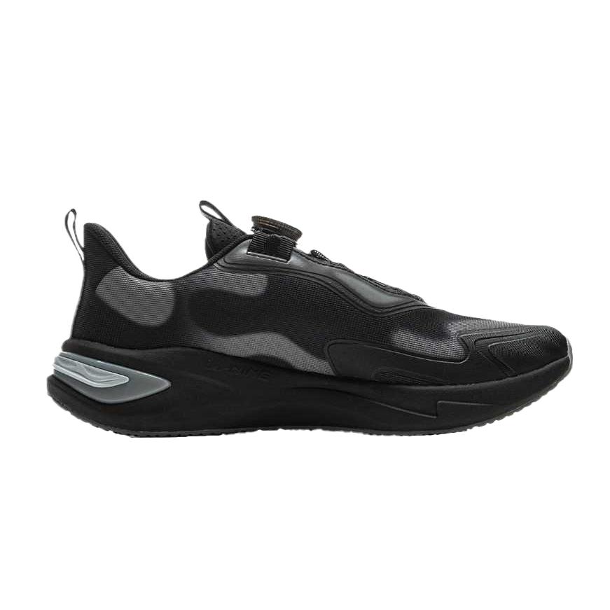 Li Ning Kids Sports Lifestyle Comfortable Fashion Versatile Shock Absorption Low Top Casual Shoes Kids Casual Shoes Black YKCV028-5