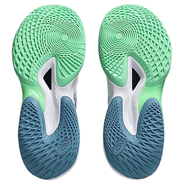 Asics Metarise 2 Удобные Прочные Поддерживающие Волейбольные Кроссовки Мужские Обувь Белый Синий Зеленый 1051A089-102