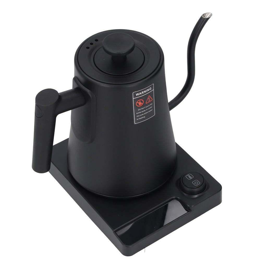 Gooseneck Electric Kettle Stainless Steel 1200W Quick Heating Precise Temperature Control LCD