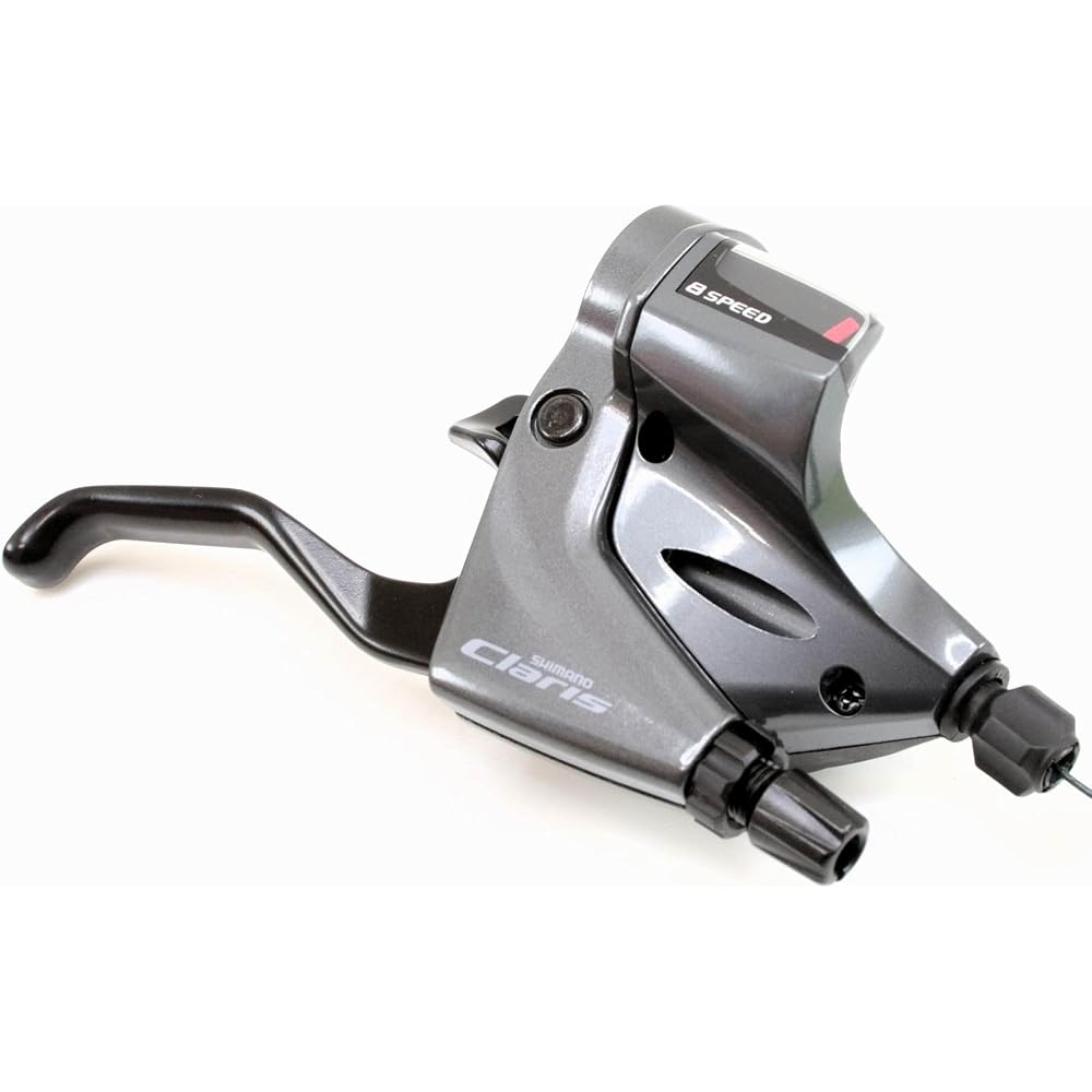 Комплект тормозных ручек переключения скоростей Shimano Claris ST-RS200 2x8 скоростей Алюминиевый сплав Легкий Оптический дисплей передач