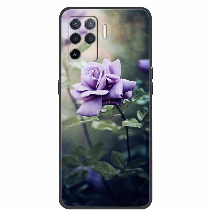 Для чехла OPPO Reno5 Lite Чехол Ударопрочный Мягкий силикон ТПУ Задняя крышка Для телефона Oppo Reno 5Z 5 Lite Чехол 5Lite CPH2205 Fundas