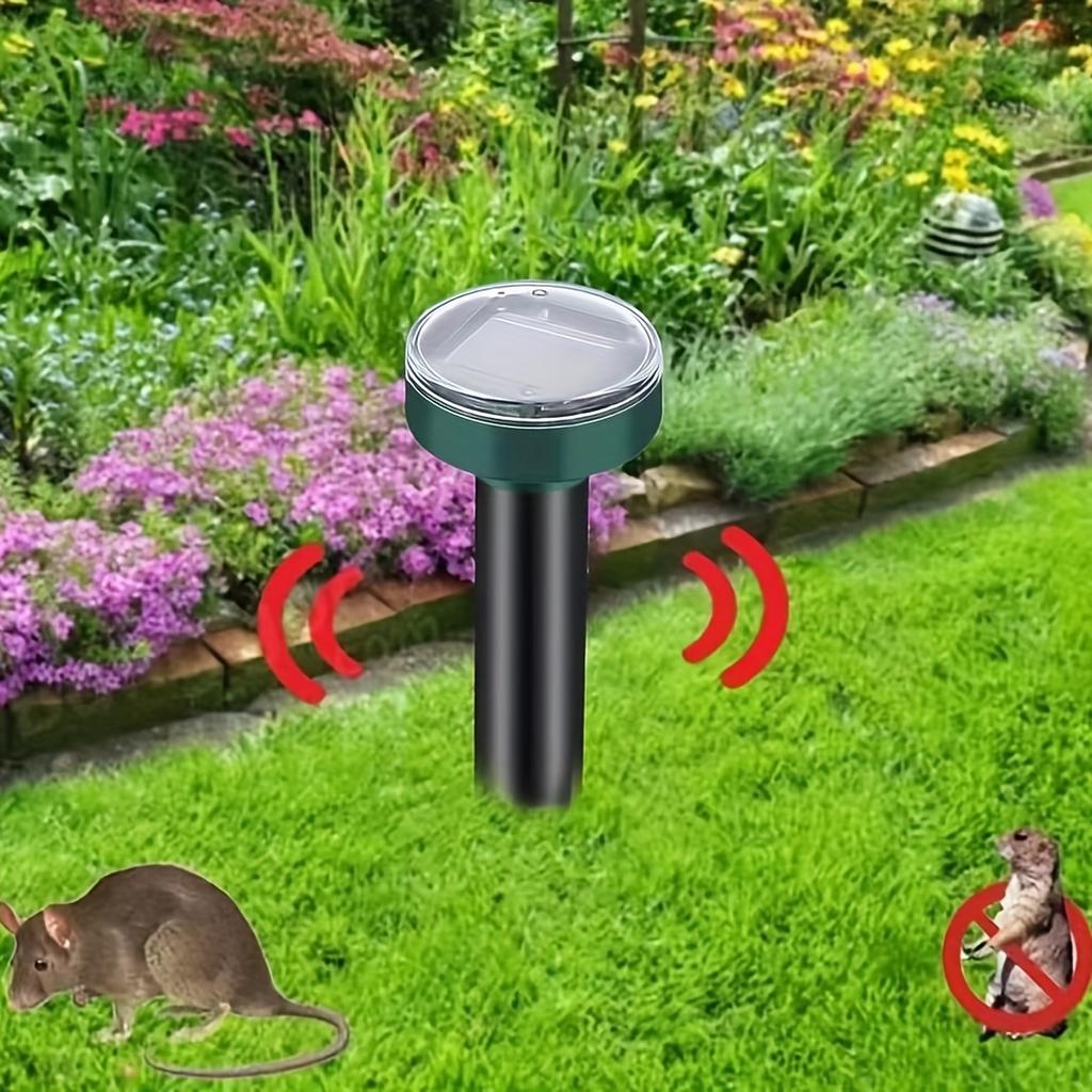 1 шт., солнечная ультразвуковая мышеловка, репеллент от змей на открытом воздухе, на ферме, на лужайке, в саду и во дворе, бытовой репеллент от насекомых, борьба с вредителями