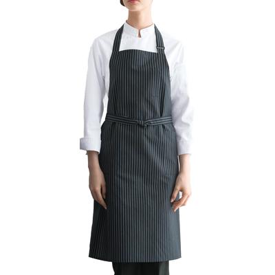 Альбе Фартук с ручкой для T7931 F [Albe] Фартук, На шейной завязке, Полосатый, Простой, Карман, Держатель, Обеденный, Кафе, Рестораны, Униформа, C-10, Черный,