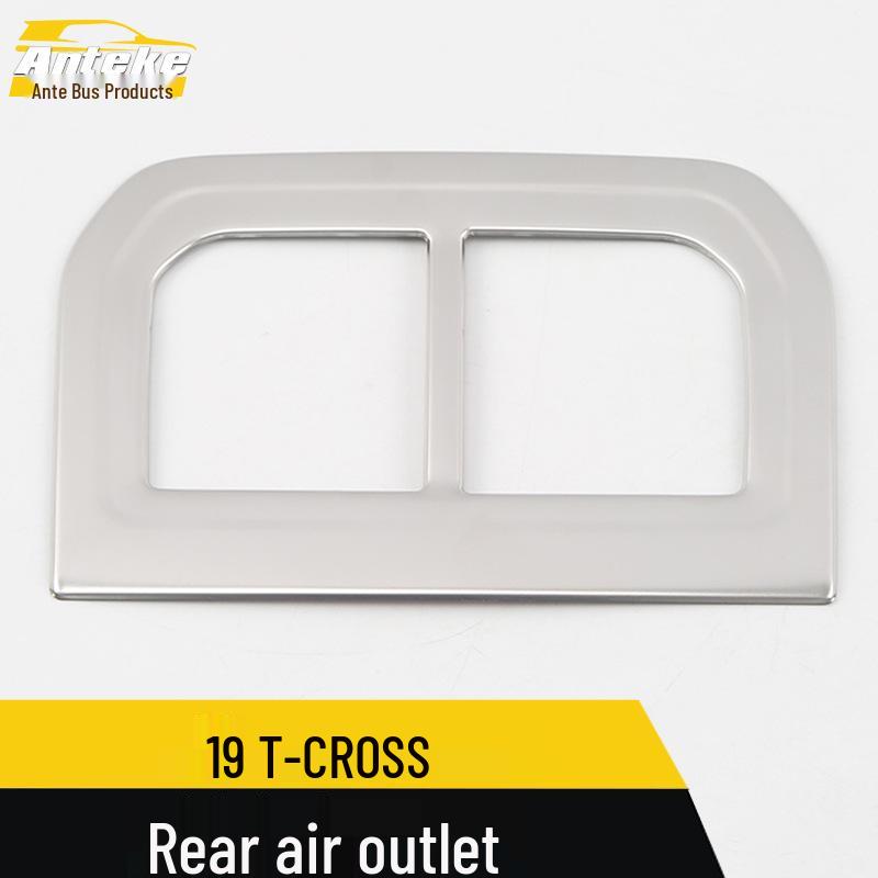 T-CROSS Rear Air Outlet Bright Ring & AC Panel Trim