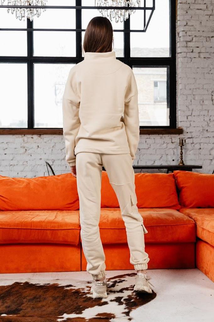 Women’s Winter Sport Suit – Anorak Hoodie & Joggers with Pockets, Winter, 3398-140 HC