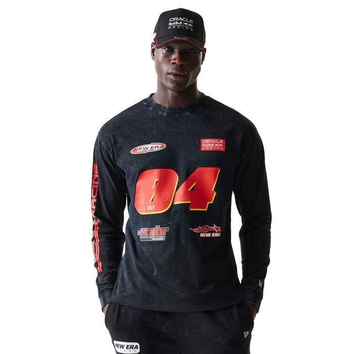 New Era Motorsport Longsleeve - Red Bull Racing noir