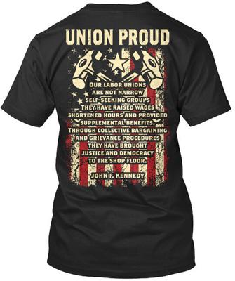 Футболка UNION PROUD Сделано в США Размеры от S до 5XL