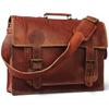 Винтажный портфель-саквояж кожаная сумка-мессенджер для ноутбука на плечо мужская