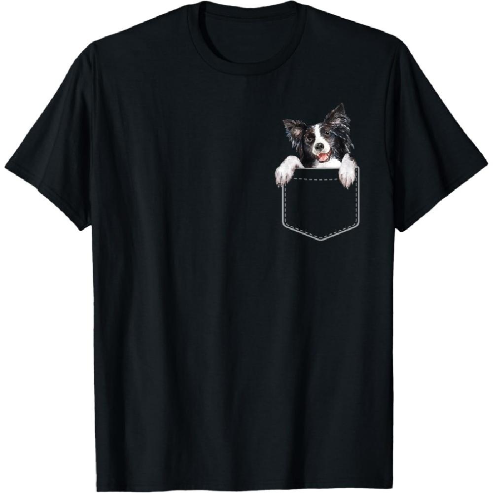Border Collie Dog in Your Pocket Border Collie T-Shirt