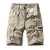 Men's Casual Color Outdoors Pocket Beach Work Trouser Cargo Shorts Pant