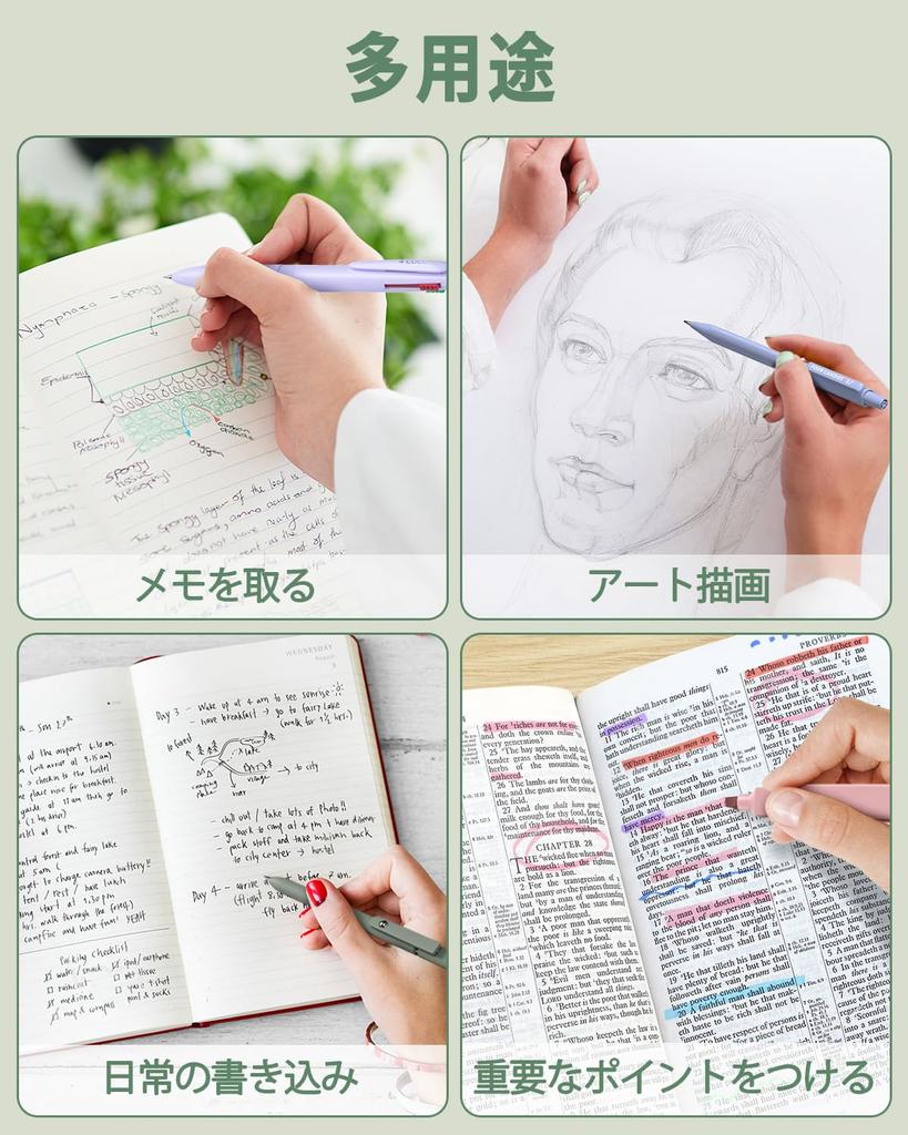 Four Candies Канцелярские принадлежности Набор из 56 предметов 4 цвета Шариковая ручка Механический карандаш Флуоресцентный гель Шариковая ручка Футляр для ручки Запасной стержень Канцелярские принадлежности для письма