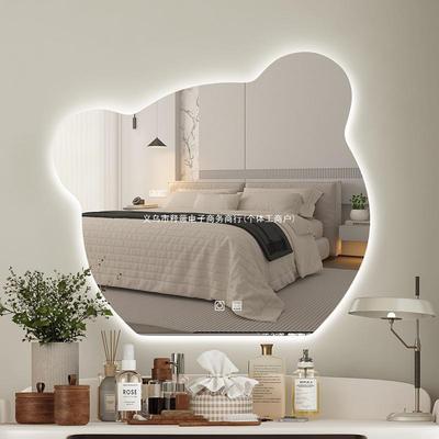 Зеркало для макияжа Little Bear Smart LED Luminous: Неправильное настенное и настольное для главной спальни или туалетного столика