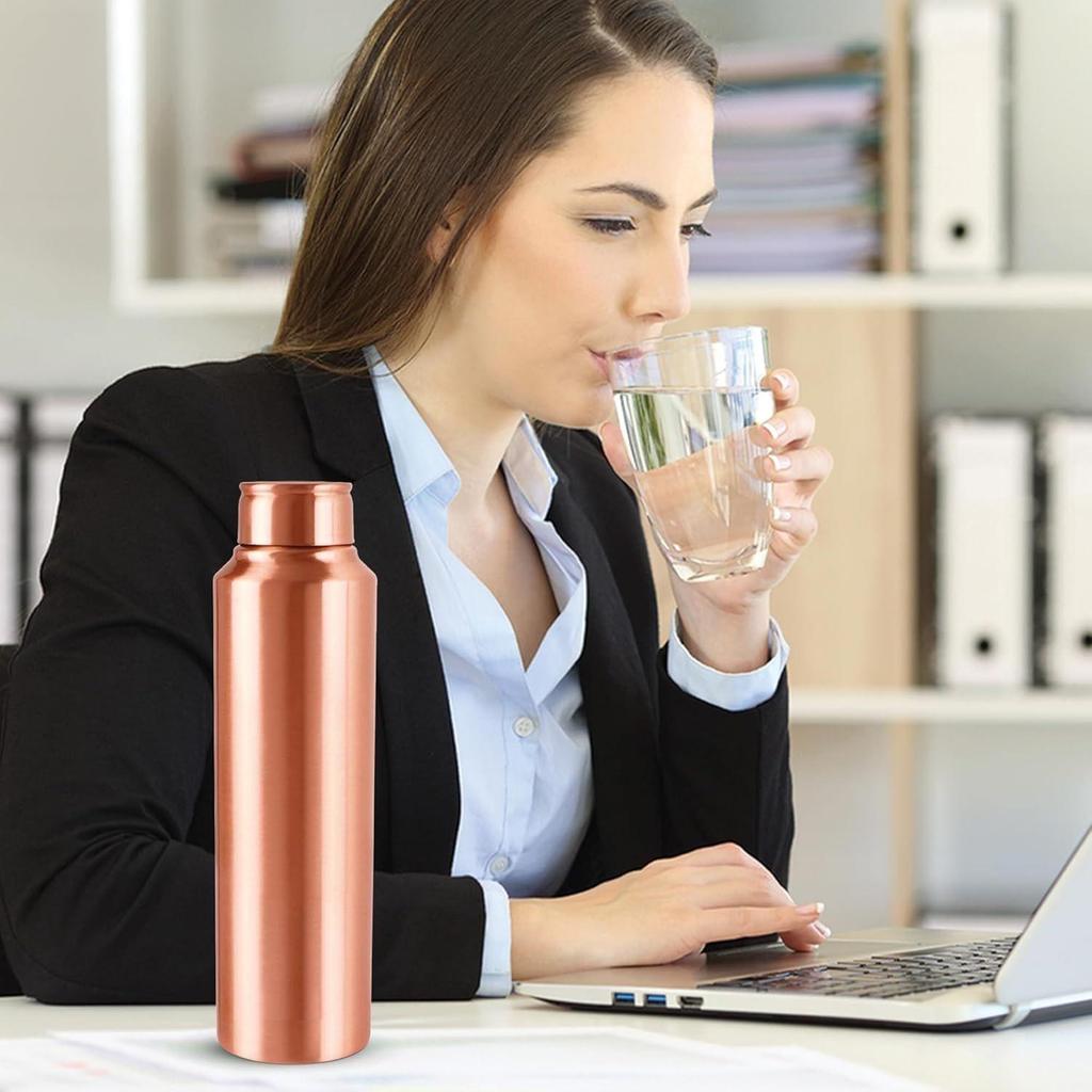 Бутылка Alpine из новой меди, 900 мл, 1 шт., Медь