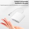 3в1 Otg адаптер для Lighting Type-C на TF SD USB кард-ридер для Macbook Apple Iphone Huawei Xiaomi Camera Photo Data Converter
