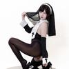 Sexy lingerie sexy cosplay hollowed-out nun uniform free open seduction abstinence woman