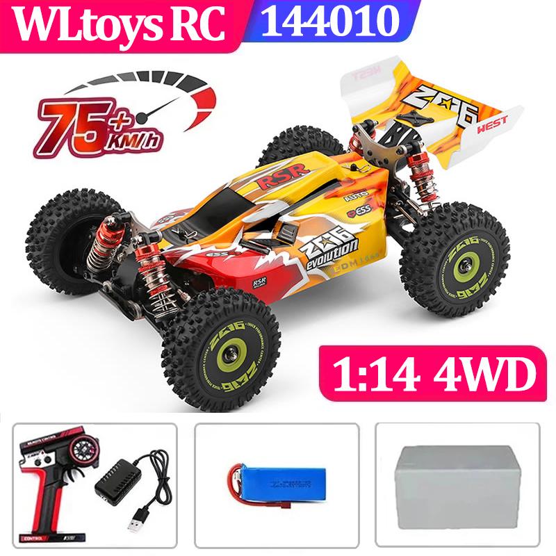 75 КМ/Ч WLtoys 124016 124017 60 КМ/Ч 144001 Электрический 4WD Пульт Дистанционного Управления Высокоскоростной Квадроцикл Дрифт RC Машины для Взрослых Игрушки