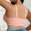 Европейский и американский бюстгальтер большого размера с застежкой спереди без косточек, удобное нижнее белье для бега, противоударный и собирающий, бюстгальтер с красивой спинкой