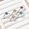 Обручальное кольцо с цирконом Gessen Jewelry - Европейский и американский простой стиль
