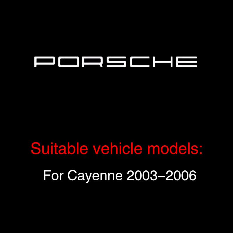2 шт. Светодиодные проекторные лампы для дверей автомобиля, декоративный атмосферный свет Для Porsche Cayenne Panamera Macan 911 718 Taycan Boxster Cayman