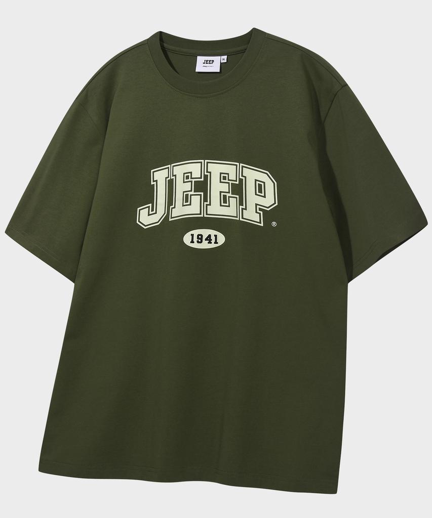 JEEP Футболка с коротким рукавом с большим логотипом на груди (Jr5Tsu183Kh)
