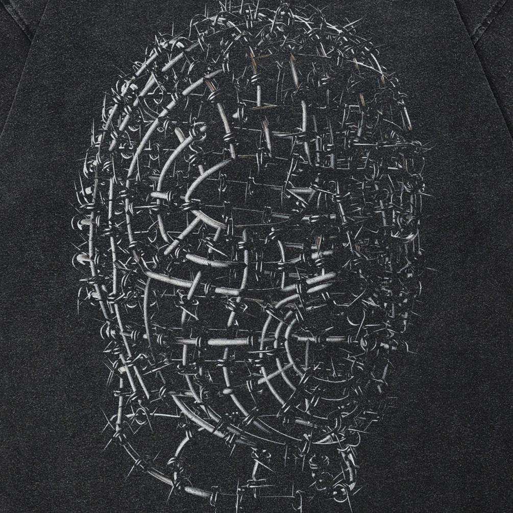 Мужская футболка унисекс с хипстерским рисунком Streetwear 2024