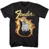Мужская футболка Fender Flaming Guitar