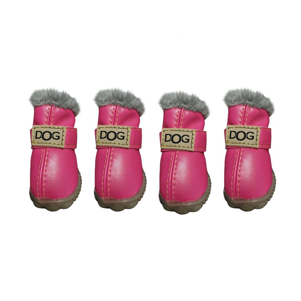 Обувь для собак Обувь из хлопка для домашних животных Зимние сапоги для снега