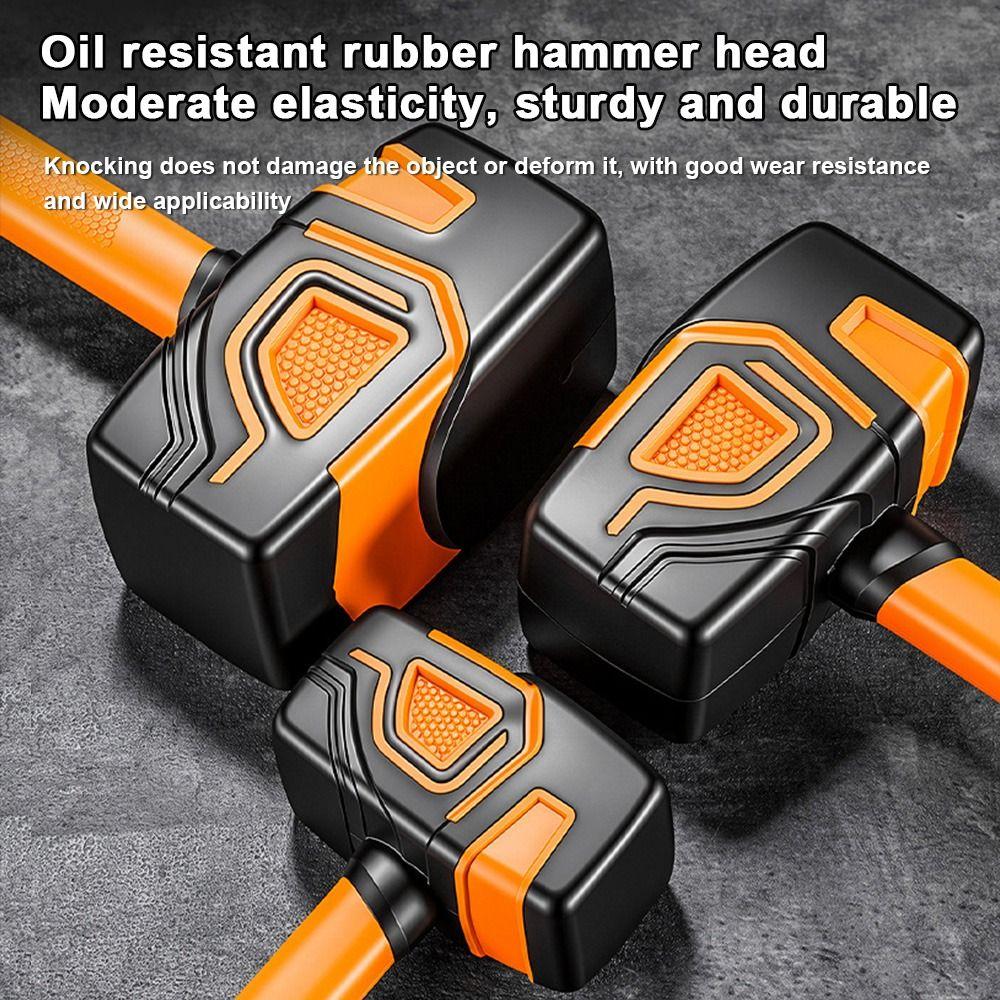 Multifunctional Rubber Hammer Soft Rubber Head Soft Percussion Hammer For Tile Installation