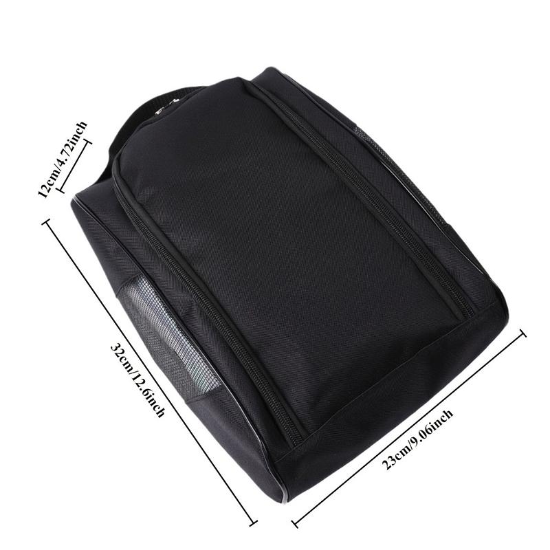 Портативная сумка для обуви для гольфа, сумки-переноски для обуви из ткани Оксфорд, дышащая, легкая, сумка для гольфа, пылезащитная сумка для футбольной и теннисной обуви