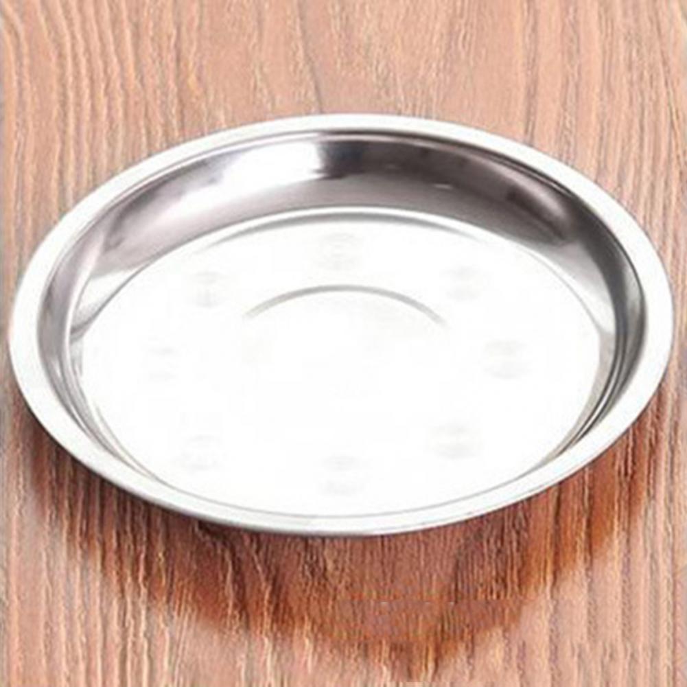 Tableware Useful Stainless Steel Serving Tray Space-saving Grill Plate Fashionable Kitchen Supplies