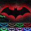 Bat Shape Lamp Night Light with Remote Control 16 Colors Changing Decorative Neon Sign LED Signal Lamp Party Decoration