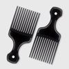 Пластиковые вставки для волос Гребни Черный Pick Comb Инструменты для укладки волос Вилка Расческа Парикмахерская